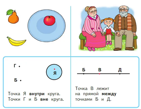 Задание 0 на 34 странице учебника Дорофеева за 1 класс 1 часть.